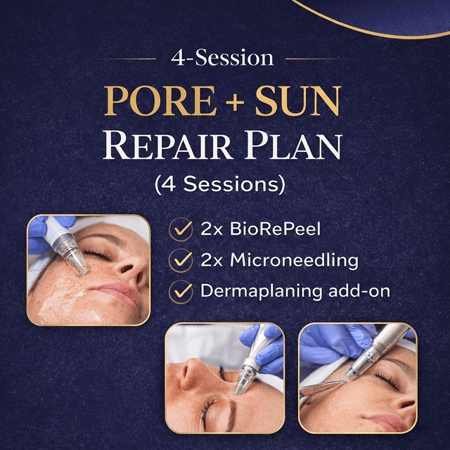 Pore + Sun Repair Plan (4 Sessions)