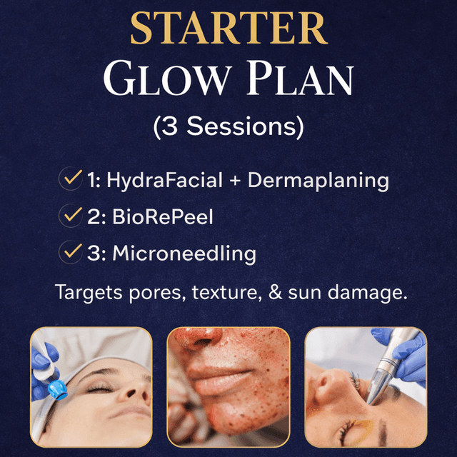 Starter Glow Plan (3 Sessions)